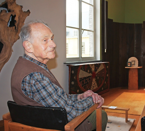 Wauthier de Mahieu richtte zelf de Brandend Braamboskapel in.  © Bertrand Goethals