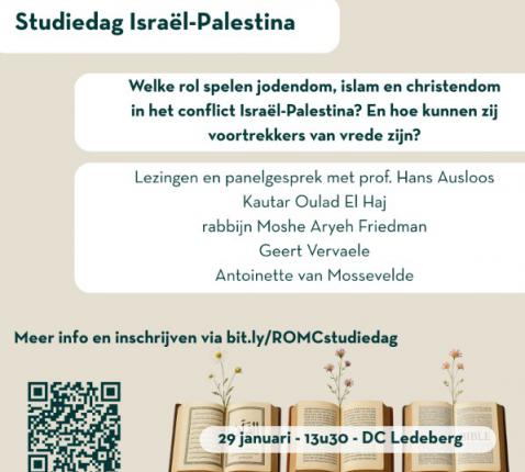 Flyer ROMC studiedag en gebedskaart veertigdagentijd © CCV Gent