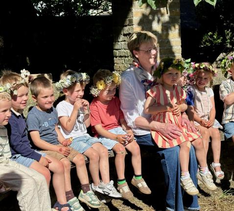kleuters op stap 