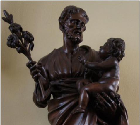 Sint-Jozefsbeeld in Anderlecht © Guido Vandeperre Sint-Jozefsbeeld in Anderlecht © Guido Vandeperre