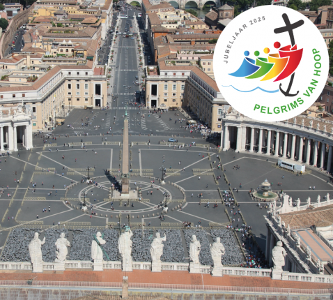 Sint-Pietersplein Rome © bedevaarten Bisdom Gent