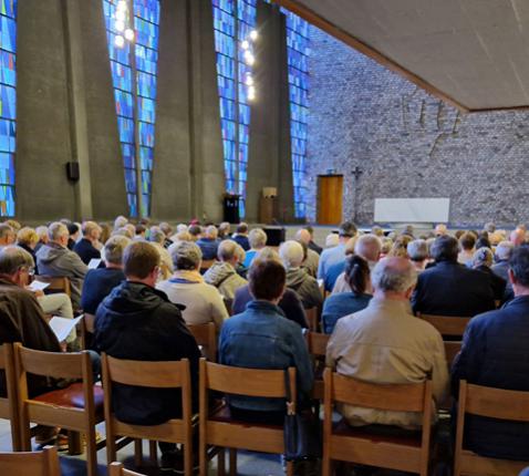 Slotbijeenkomst van het 12de  Leerhuis voor geloof en pastoraal  © CCV in het bisdom Brugge