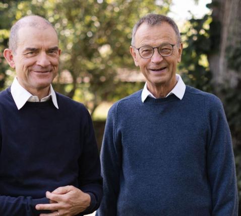 Broeder Alois en zijn opvolger Broeder Matthew © Marija Poklukar/Gemeenschap van Taizé