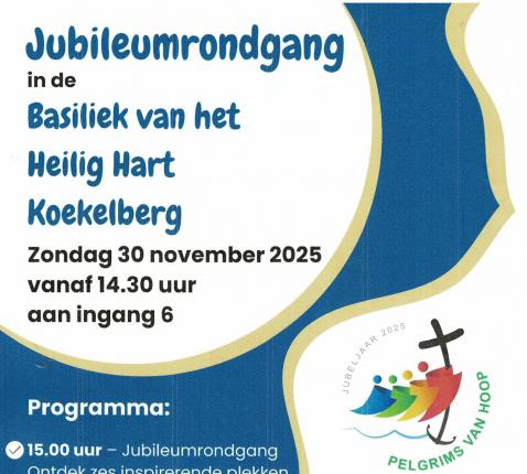 Flyer Jubileumrondgang © Johan Dobbelaere