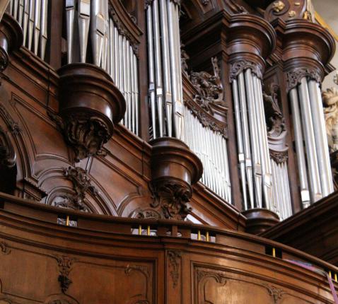 orgel in basiliek van Tongeren © Mia Verbanck