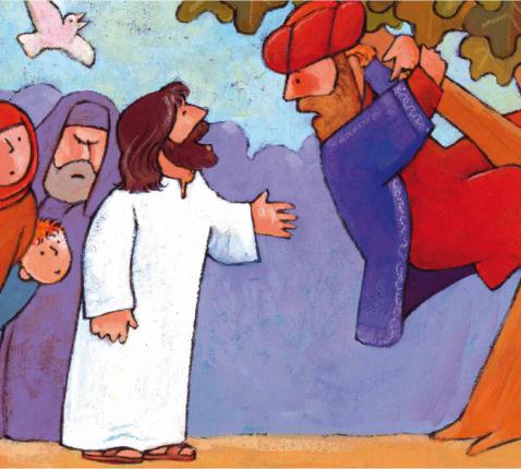 Jezus ziet Zacheüs © De tuin van Heden nu - 1 - Mag ik zijn wie ik ben