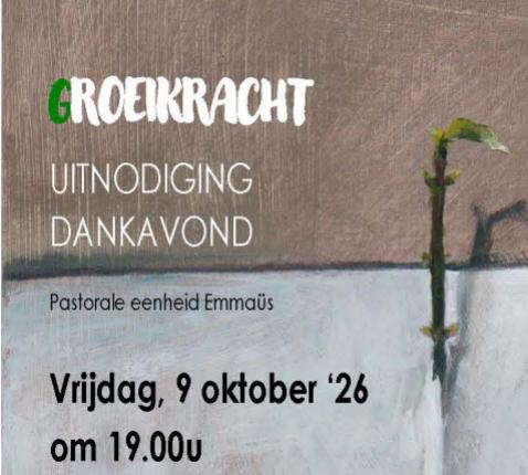 Dankavond Pastorale eenheid Emmaüs © Koen Lemmens