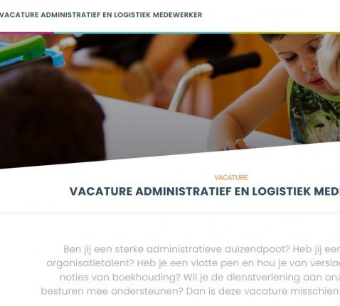Vacature administratief en logistiek medewerker 