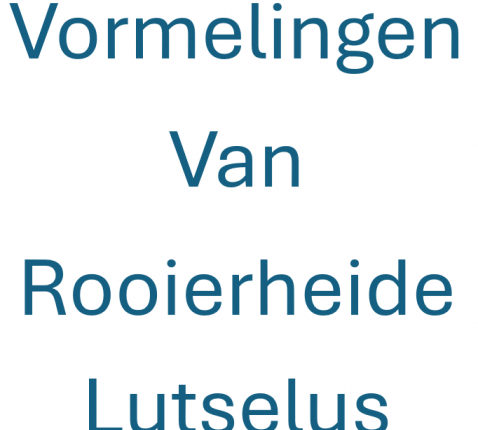 Vormelingen van Rooierheide/Lutselus  