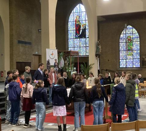 Startmoment vormelingen Zwevezele 