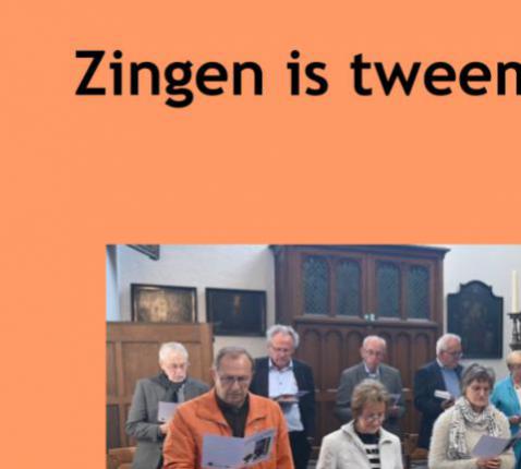 Zingen © pastorale zone Zoutleeuw-Geetbets