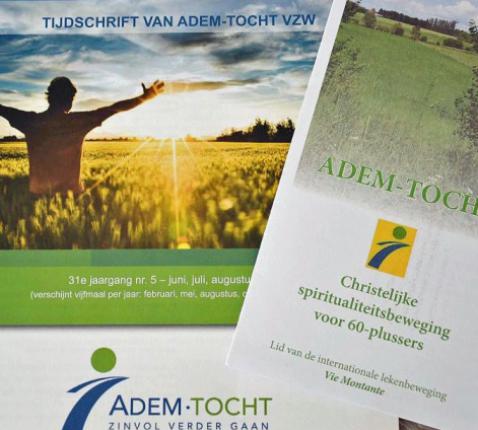 Het tijdschrift van Adem-Tocht wordt 4 keer per jaar gepubliceerd © Adem-Tocht