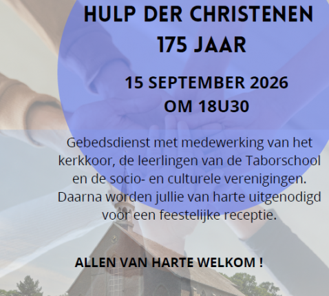 ONZE LIEVE VROUW HULP DER CHRISTENEN 175 JAAR © Hilde D