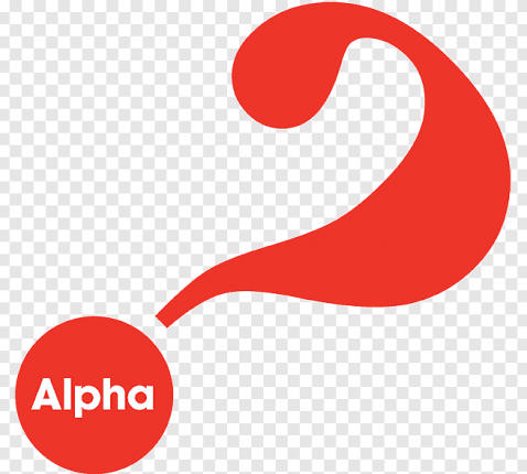 symbool van alpha cursus 