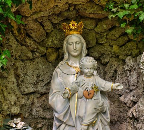 Maria en kindje Jezus 