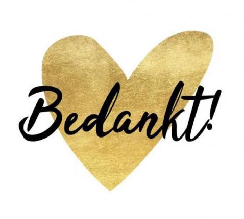 bedankt 