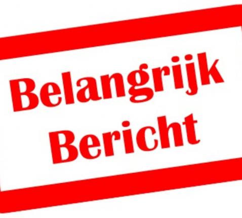 belangrijk bericht 