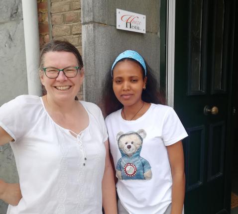Inge en Azieb © Lea Verstricht