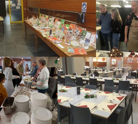 Gastvrije feesttafel voor Kerstmis bij 't Verzet-je © cc