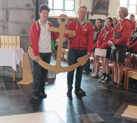 Dekenale anker bij KLJ SGW-3 