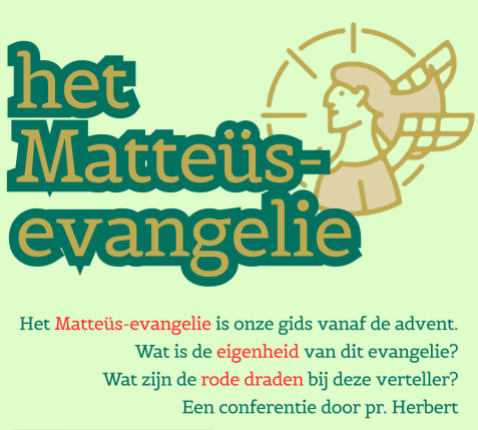 Affiche Matteüs is onze gids 