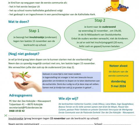 Eerste communie 2024 