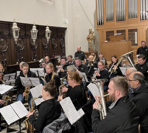 Koninklijke Fanfare Vreugd in Deugd van Lichtaart. © Omer Lardenoit