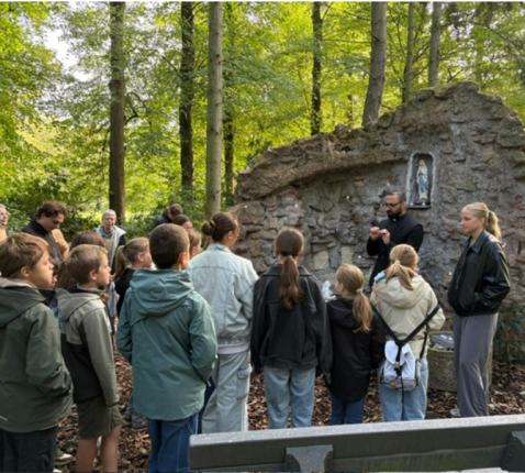 Samenkomst vormelingen Lutselus en Rooierheide 