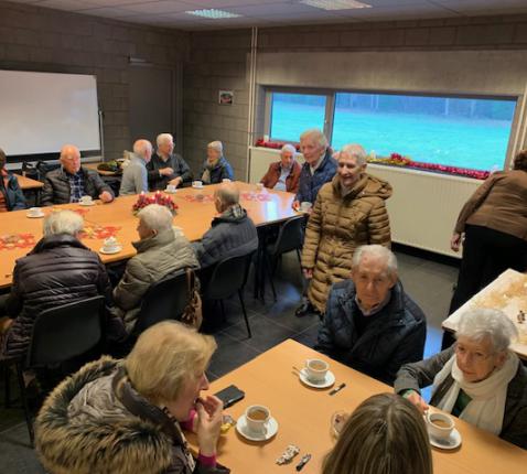 Rooierheide koffiemoment na de Eucharistie op zondag 
