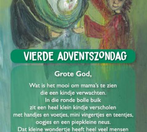 gebed vierde zondag advent kinderen © CCV Gent, ontwerp: Nathalie Praet