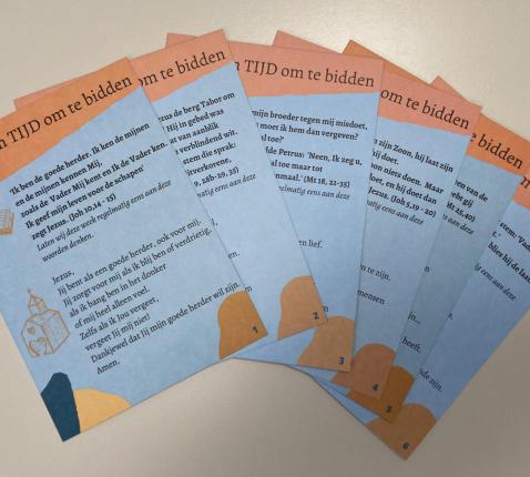 gebedskaart 40 dagen tijd om te bidden © Machteld Reynaert