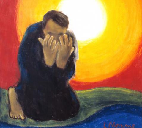 Genezing van een blinde © Luc Blomme