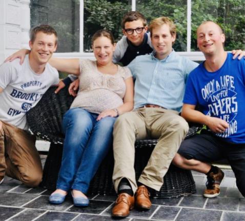 Alle kinderen van Inge kregen Bijbelse namen. 