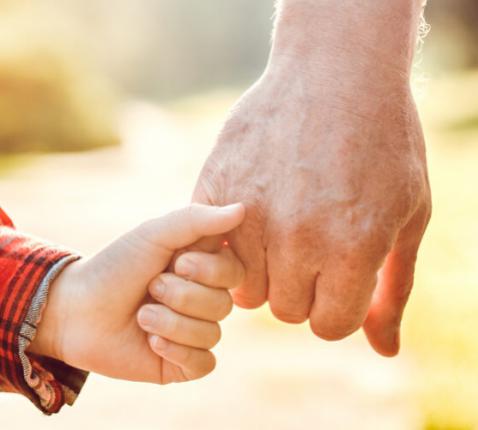 Grootouder-kleinkind 