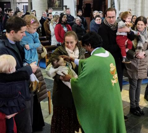 Kinderzegen in Sint Kwinten 2023 © Pastorale zone Leuven aan de Dijle