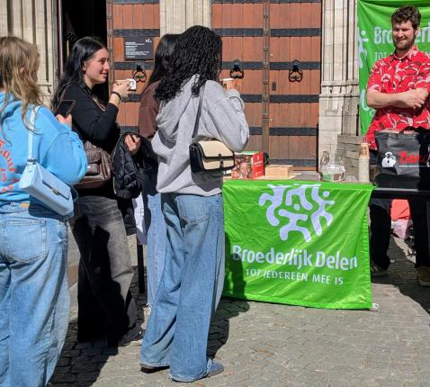 Koffiestop op de Grote Markt 