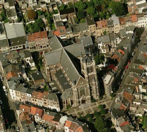 luchtfoto vanop de Victor Jacobslei 