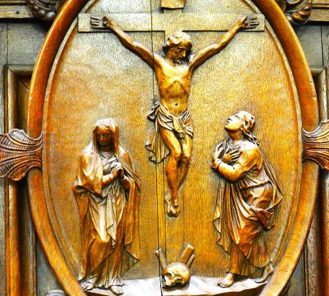 De kruisdood van Jezus (Calvarie) 