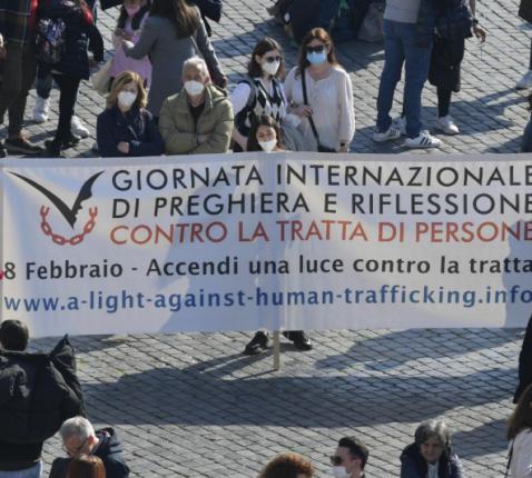 Op initiatief van de UNie van Vrouwelijke Religieuzen en Talitha Khum is er een wereldwijde gebedsdag tegen mensenhandel © Vatican Media