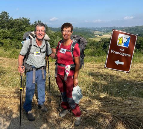 Toscane 7 juni, stapdag 46 van San Miniato naar Gambassi Terme, 25 km 