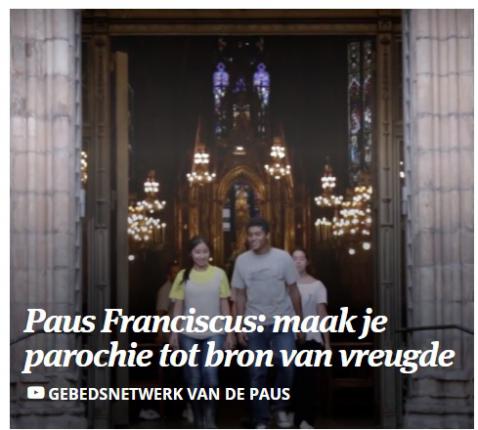 Gebedsnetwerk van de paus 