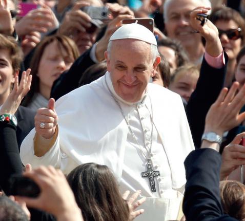 Paus Franciscus. © Halewijn
