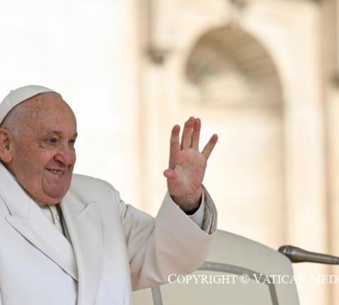 Paus Franciscus_24 april 2024 © @Vatican Media/Dicastery for Communication