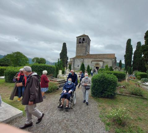 Basiliek Saint-Juste in Valcabrère © Bedevaarten bisdom Gent, foto: Jonathan Beyaert 