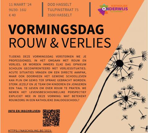 Studiedag rouw en verlies © Vicariaat Onderwijs bisdom Hasselt