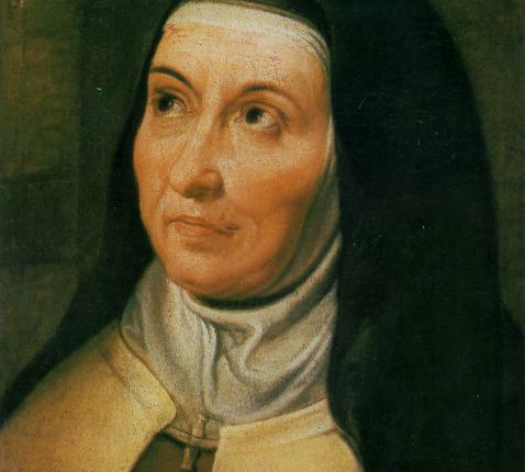 Teresa van Avila, schilderij Karmel Mechelen, foto © Carmelitana