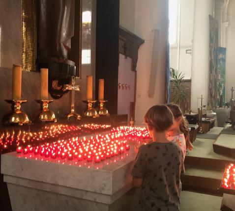 Light a candle 