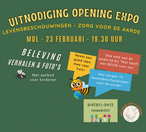 Welkom op de opening Expo Zorg voor de aarde in Mol © rb