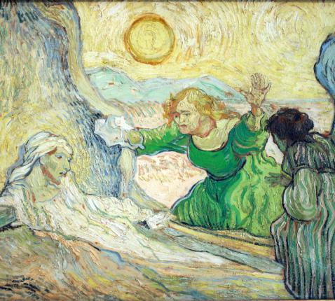 Opwekking van Lazarus, Van Gogh, 1890, Van Gogh Museum, Amsterdam 