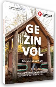 Cover 'Gezinvol ondersteunen', Caritas Vlaanderen. © Caritas Vlaanderen